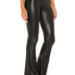Commando - Faux Leather Flare Full Length Leggings
