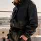 Falcon Park - Brinley Faux Leather Bomber Jacket