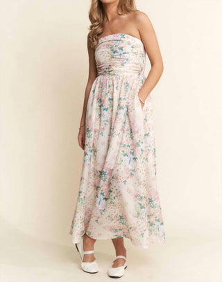 J.Nna - Hello Dear Eyelet Midi Dress