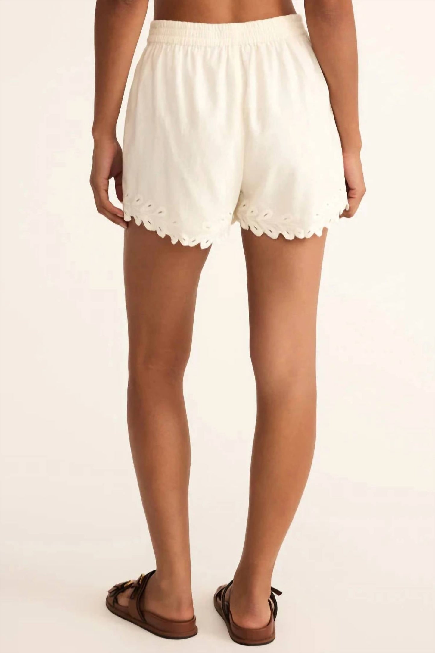 Z Supply - Pesaro Embroidered Linen Shorts