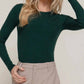 Active Basic - Ribbed Knit Long Sleeve Top