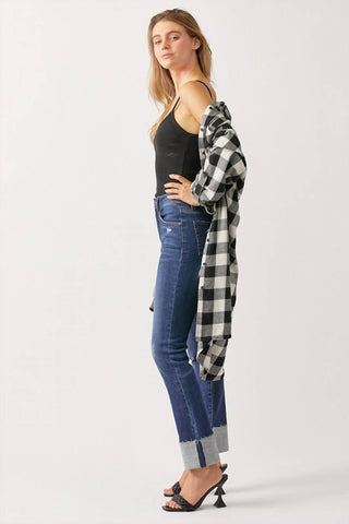 Risen - Rubie Buffalo Check Long Shacket Dress