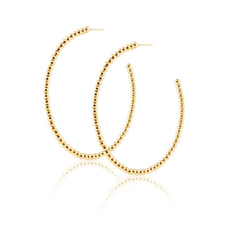 Sahira - Women's Chelsea Beaded Hoop Earrings