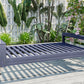 Twin Size Porch Swing Bed Seating Gray