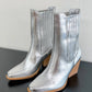 Chinese Laundry - Cali Metallic Block Heel Boots