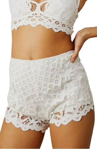 Free People - Adella Lace Shorts