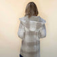 Allie Rose - Veyla Plaid Hoodie Cardigan