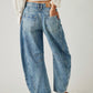 Free People - Good Luck Mid Rise Barrel Jeans