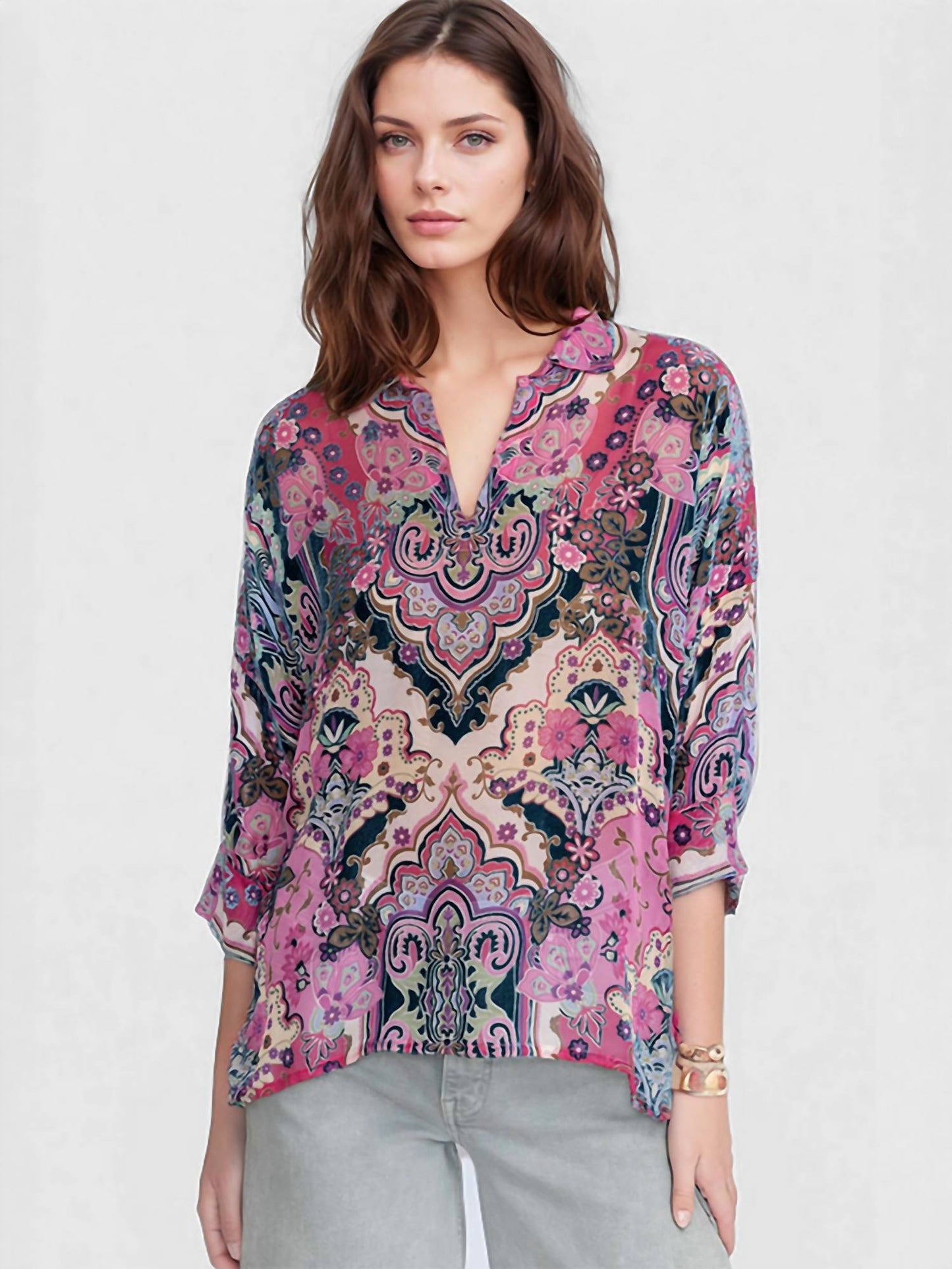 Johnny Was - Marlow Blouse Burnout