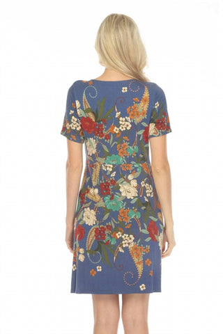 Johnny Was - Tee Bee Twist Front Swing Dress