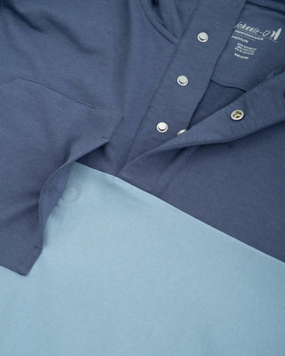 Johnnie-O - Men's Harrison Mixed Media Henley Hoodie