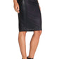 Blanknyc - faux leather knee length skirt