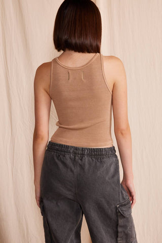 People Of Leisure - Sage Rib Tank Top