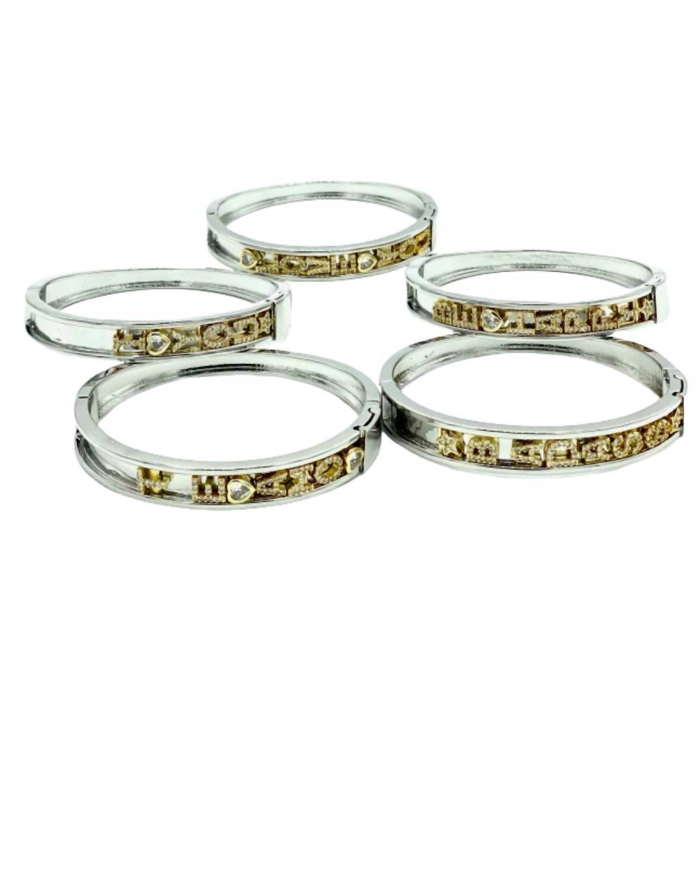 Charming Jewellry - Women's Slider Bangle Bracelet