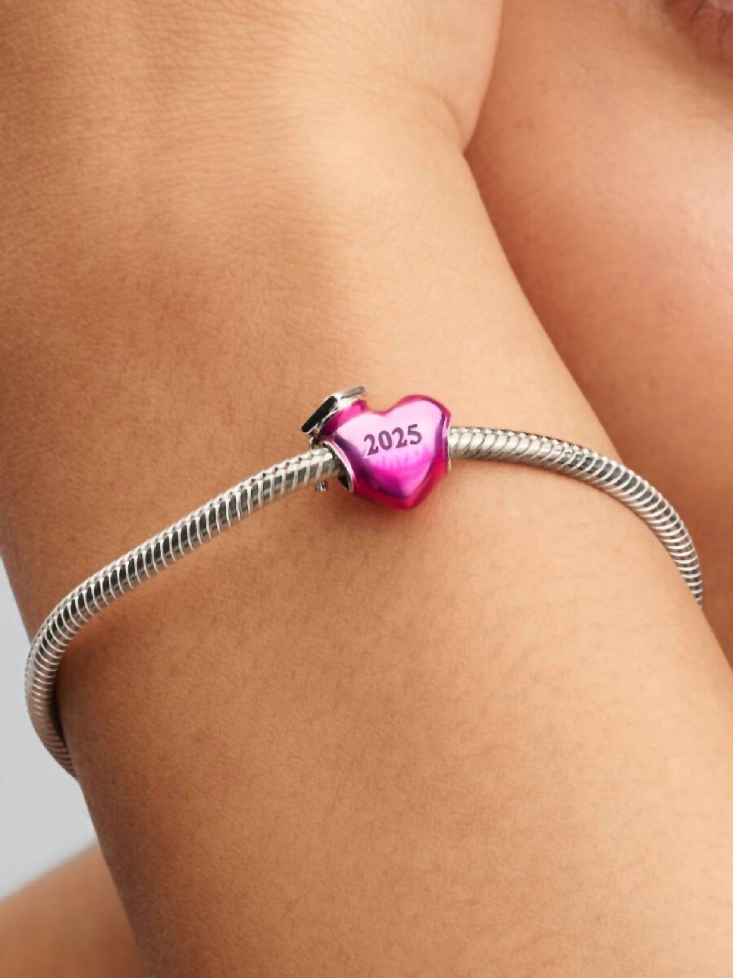 Pandora - Graduation 2025 Heart Charm Sterling silver charm only