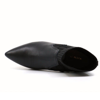 All Black - WOMEN ANKLE SOCK KITTEN HEEL