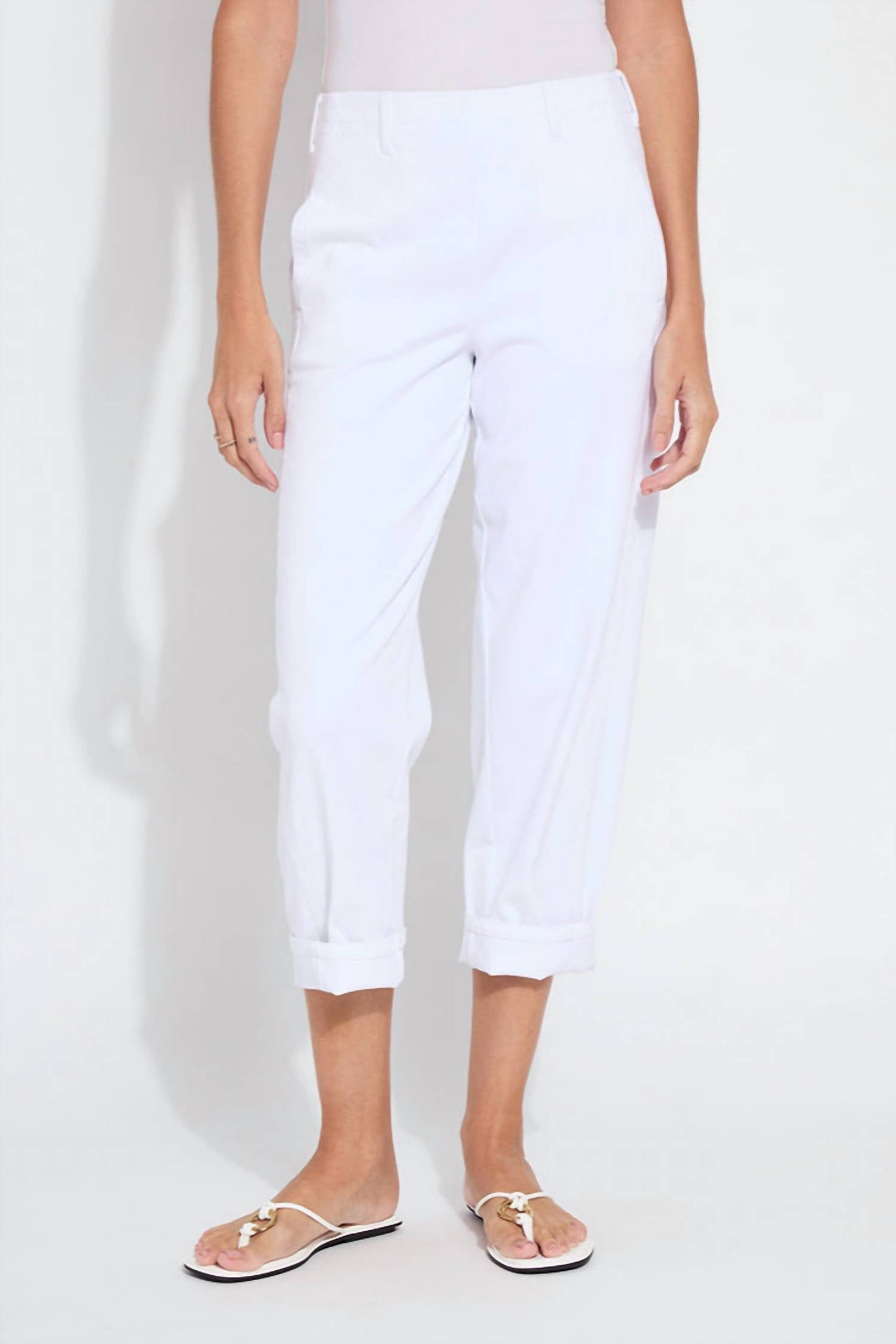 Lysse - Women's Winslet Cuffed Barrel Crop Denim