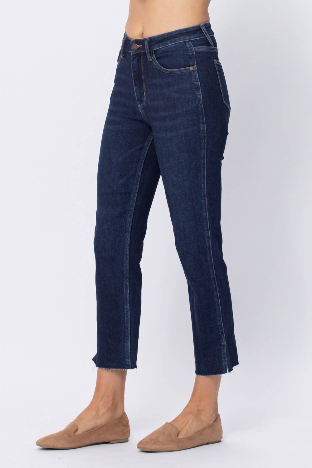 Judy Blue - Hi Waist Cropped Straight Leg