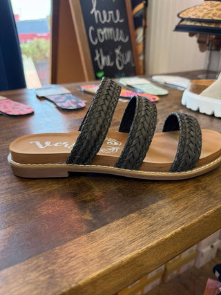 Very G - Women's Alba 3-strap Braided Sandal