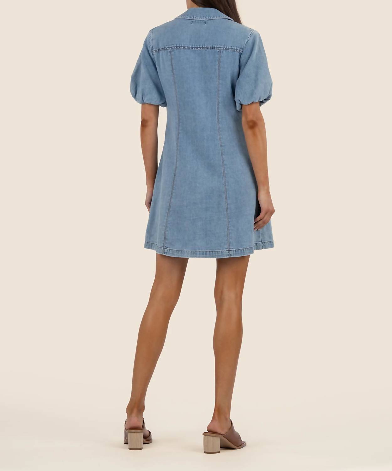 Kut From The Kloth - Blanca Denim Mini Shirt Dress