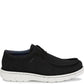 Justin - Men's Mocc Toe Hazer Black Textile
