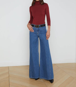 L'Agence - Beau Wide-leg Jeans