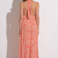 Elan - Twist Halter Maxi Dress