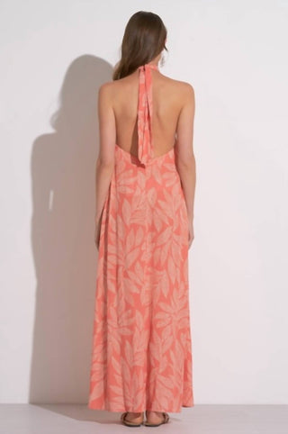 Elan - Twist Halter Maxi Dress