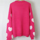 Esley Collection - Women's Heart Sweater