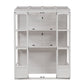 TOPMAX 78-Inch Wooden Greenhouse with Skylights and Folding Shelves
