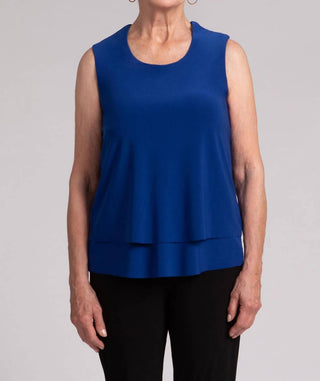 Sympli - Sleeveless Double Layer Shell Top