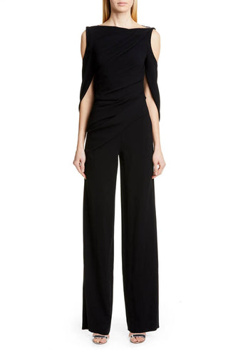 Talbot Runhof - Pigalle Crepe Lace Jumpsuit