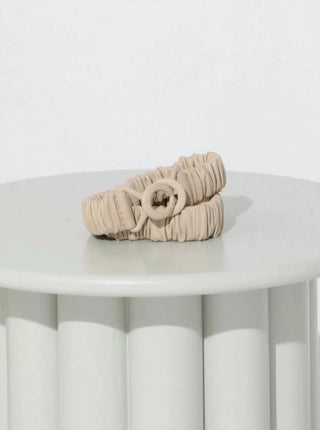 Cleobella - Women's Sims Scrunchie Leather Belt