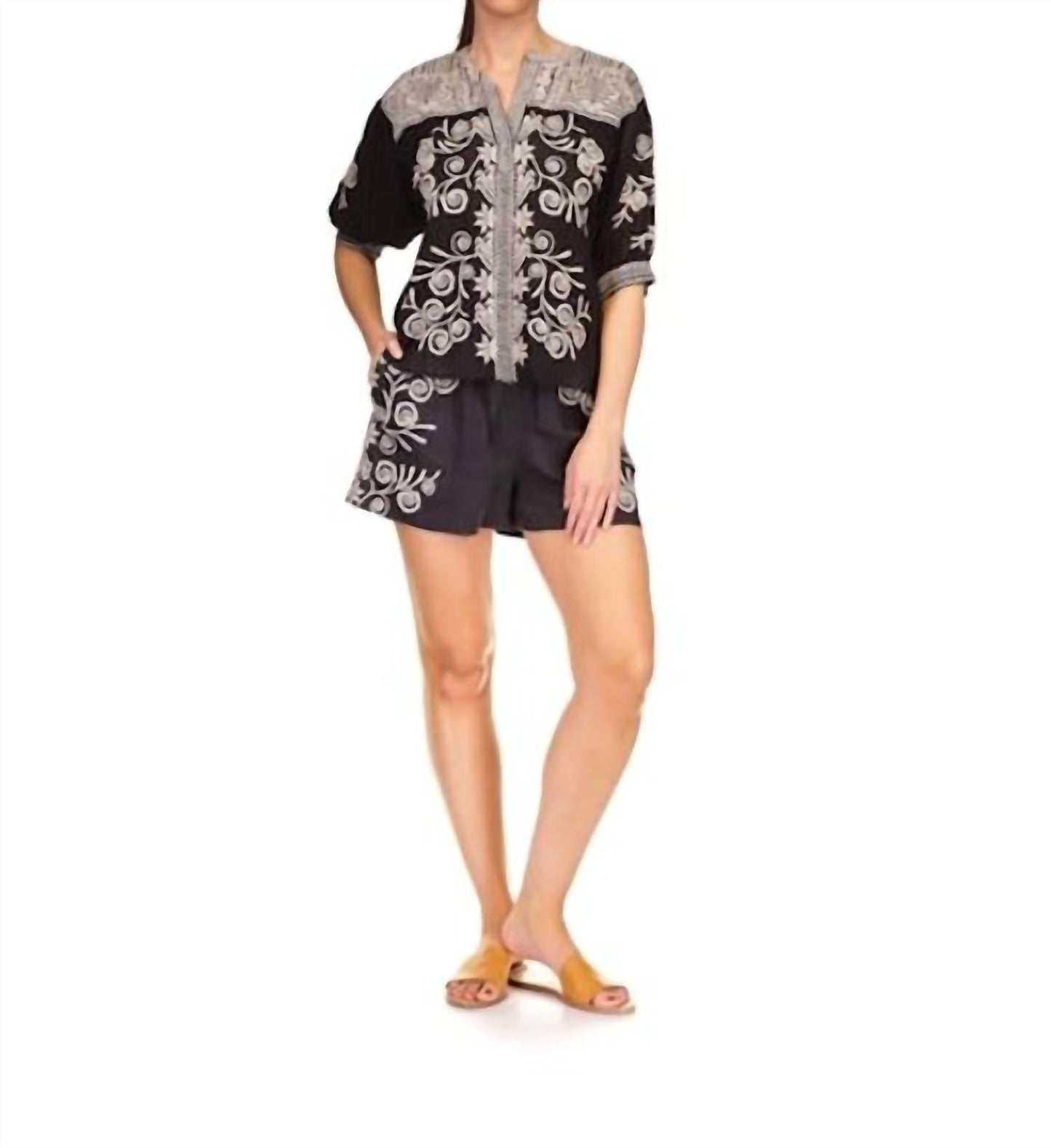 Johnny Was - DRAW STRING SHORT HANNANI
