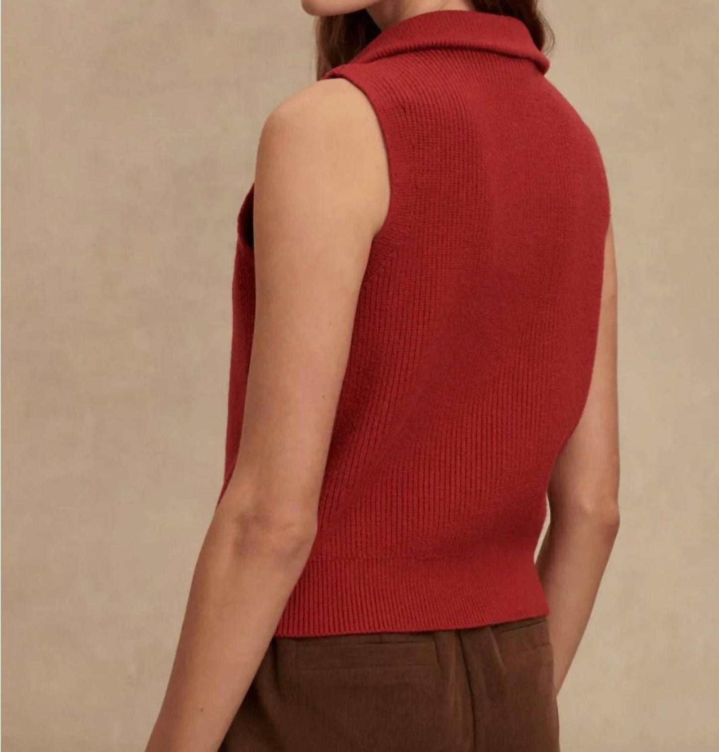 Varley - Amina Half Zip Knit Top