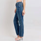 Judy Blue - High Waist Rigid Magic Non-destroy Straight Leg Jeans