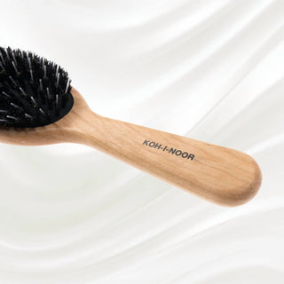 Koh-I-Noor Beauty Usa - Legno Alder Wood Pneumatic Hair Brush with Boar Bristles and Nylon Pins