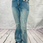Judy Blue - Light Distressed Flare Jeans