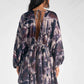Elan - LONG SLEEVE PRINT DRESS