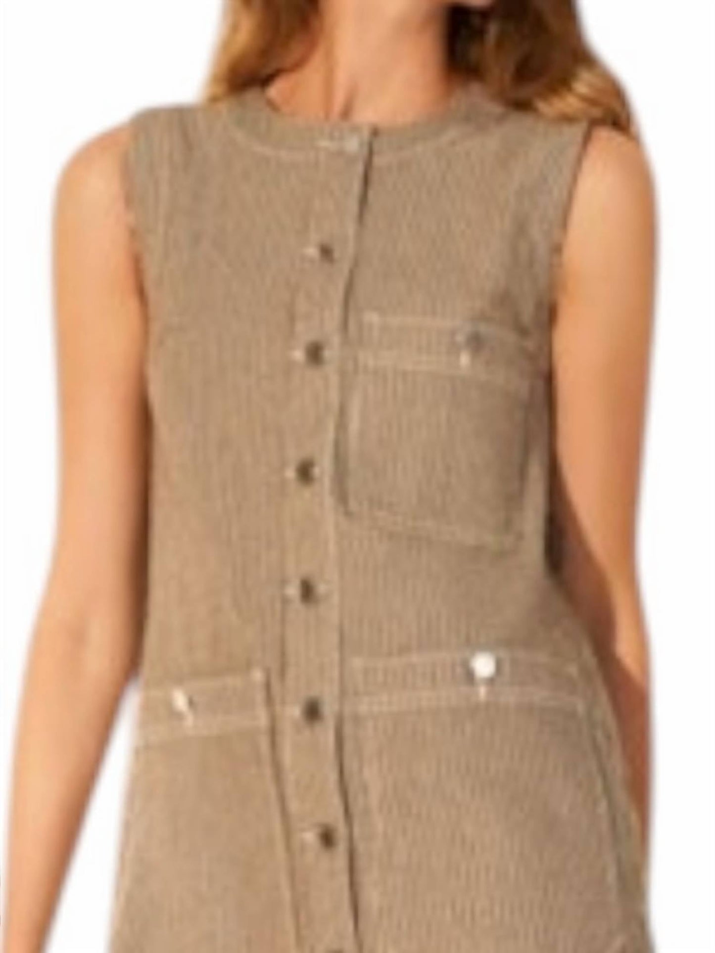 Veronica Beard - Button Front Mini Dress