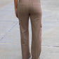 Grace & Lace - Sueded Twill Cargo Pant