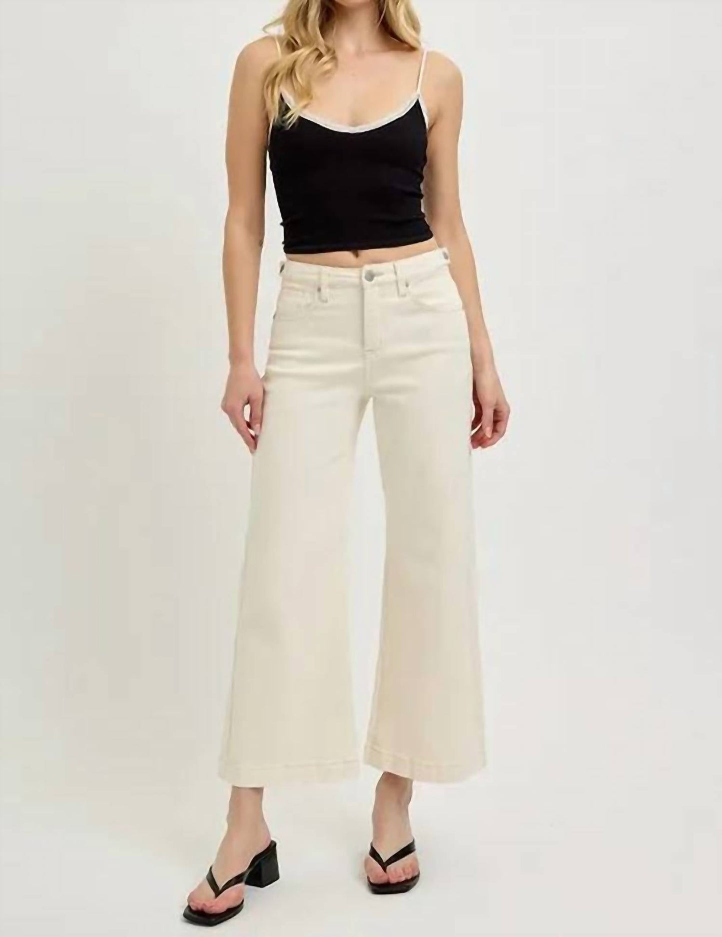 Risen - Full Size Tummy Control Cropped Bootcut Jeans Plus Size