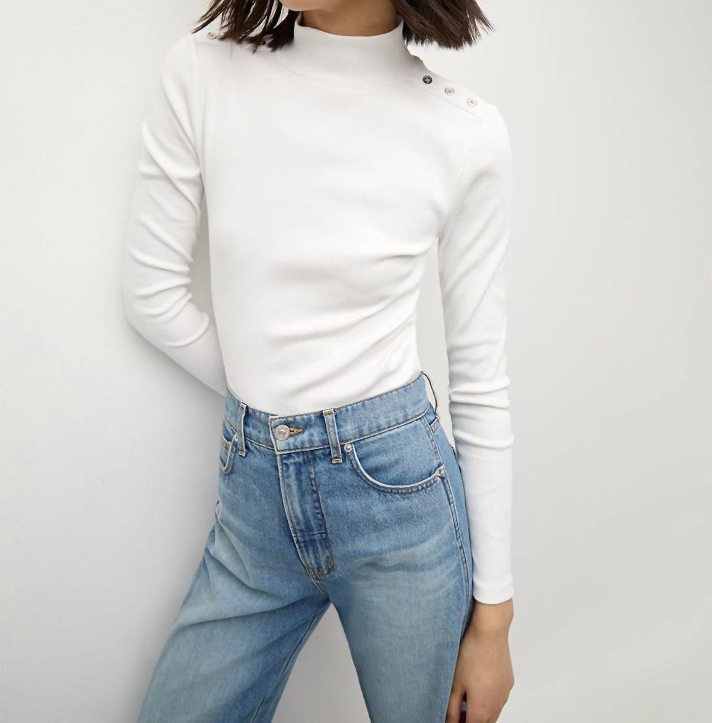 Veronica Beard - Nate Top with Buttons