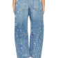 Free People - Moxie Low Slung Pull On Barrel Jeans