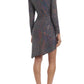 Donna Morgan - Asymmetric Hem Long Sleeve Party Dress