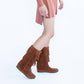 Minnetonka - Women's Fringe 3-layer Moccasin Boot