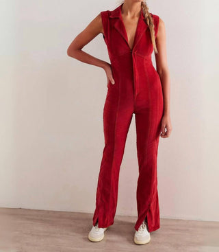Free People - CRVY Ring The Alarm Corduroy Jumpsuit