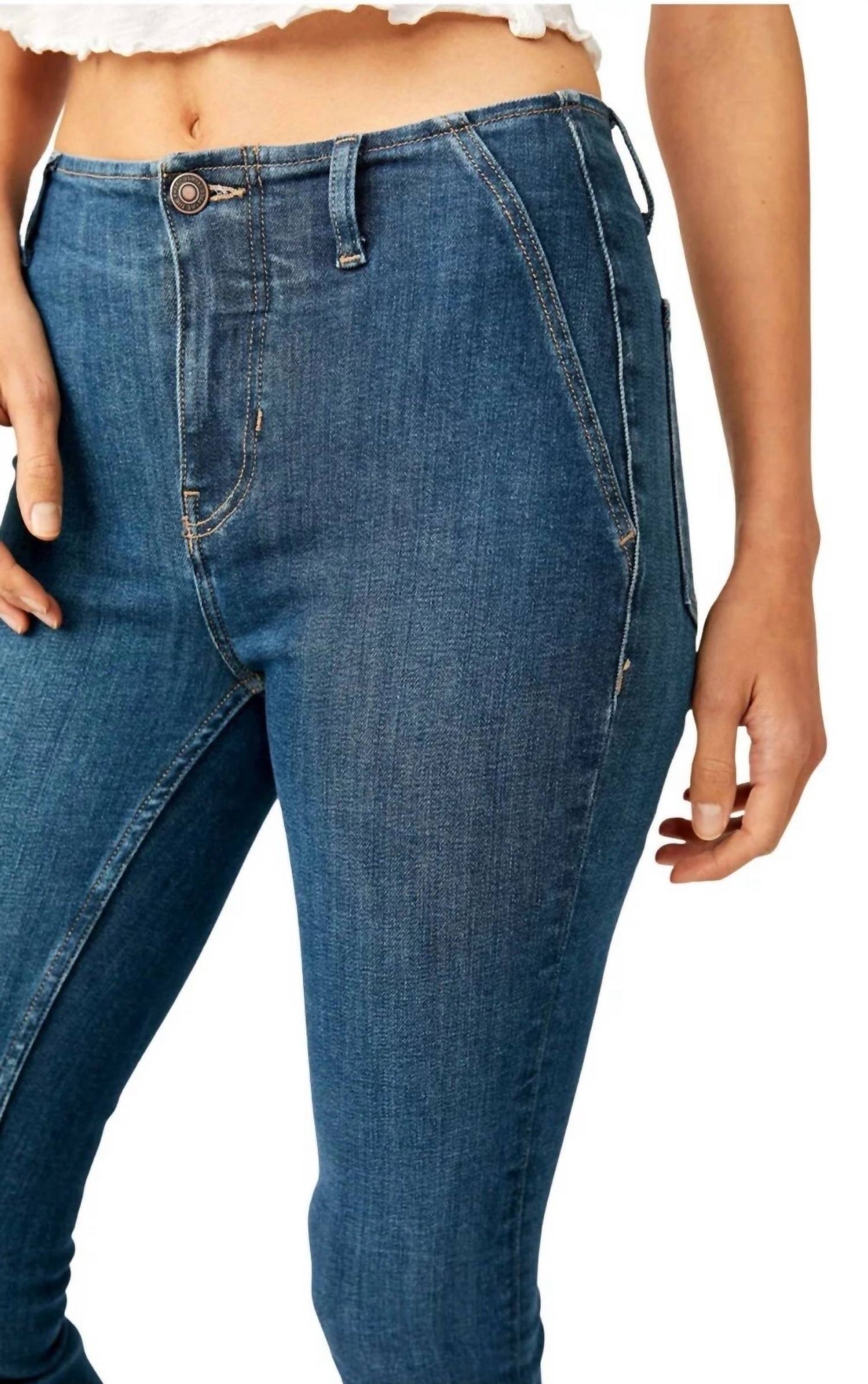 Free People - Level Up Slit Bootcut Jeans