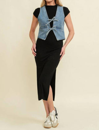 Cloud Ten - Tie Front Vest