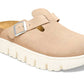 Birkenstock - Women's Papillio Boston Chunky Suede Clogs